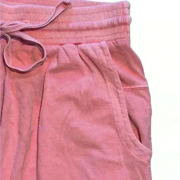 Saturday Sunday by Anthropologie Harem Trousers Knit Coral Pink‎ Joggers, Small - Picture 6 of 7